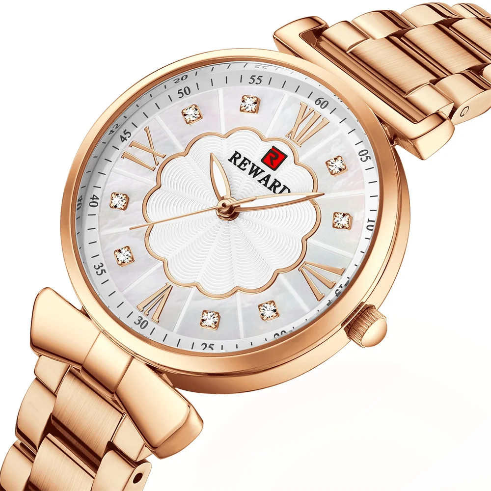

Reward Dropshipping Fashion luxury stainless steel japan seiko movt women watches Alibaba online buy ladies quartz watch wrist
