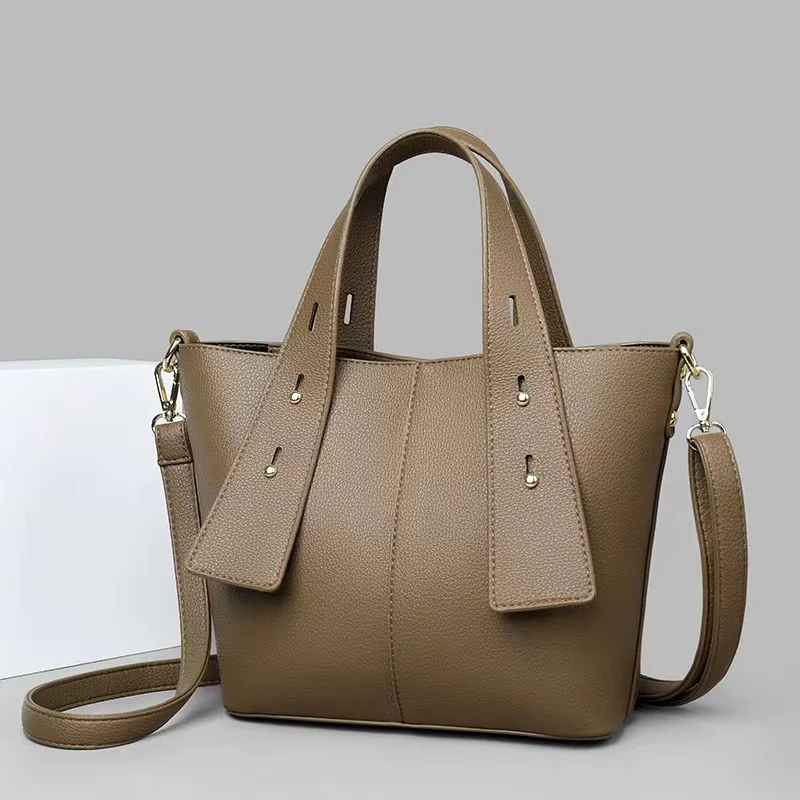 

Women handbags new fashion 2022 ladies tote bag shoulder vegan pu leather large capacity lady hand bags