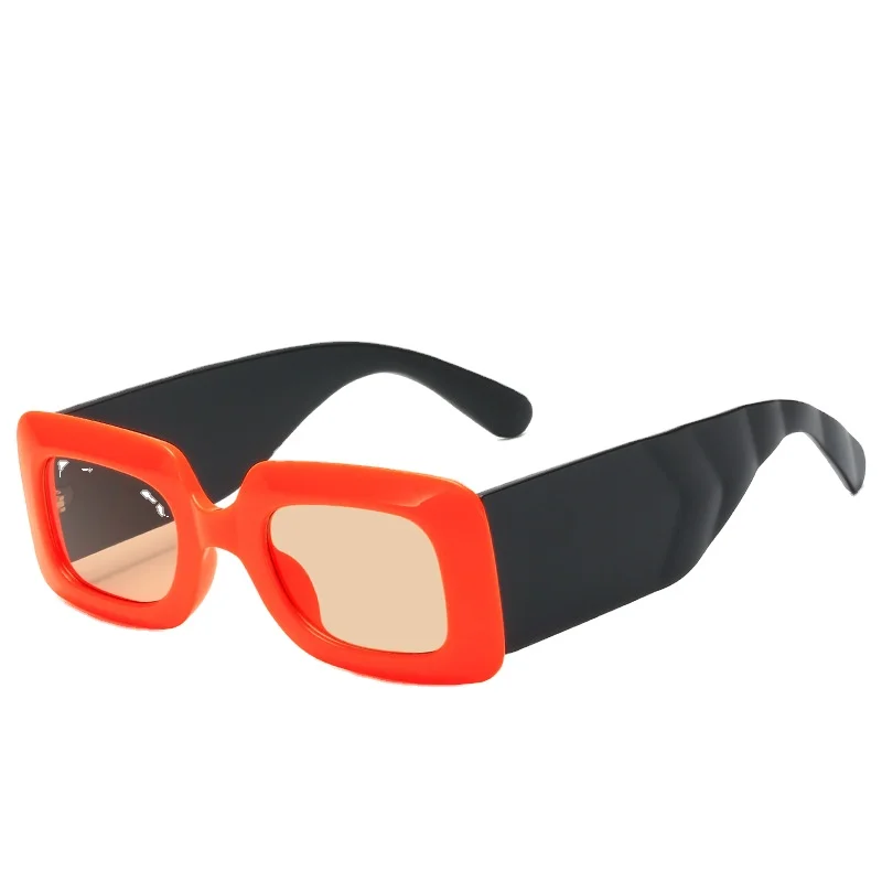 

2021 Fashion Arrival Shades Vintage Retro Solid Thick Sun Glasses Sunglasses with UV400