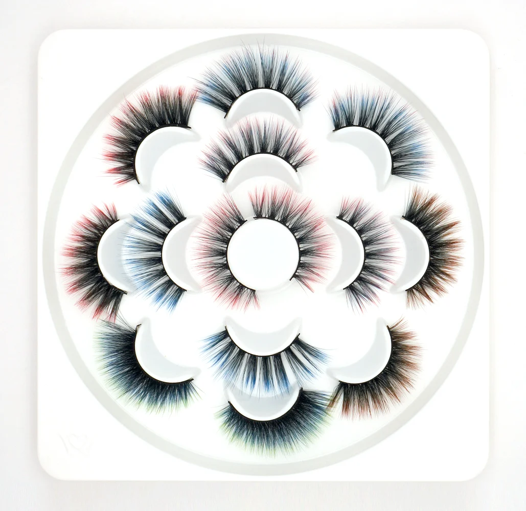 

Curler eyelash with custom logo eyelash packaging 3d mink lashes
