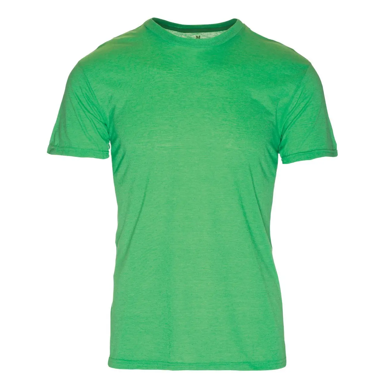 Custom Recycled Polyester Cotton Crew Tshirt Eco Friendly 100 Rpet