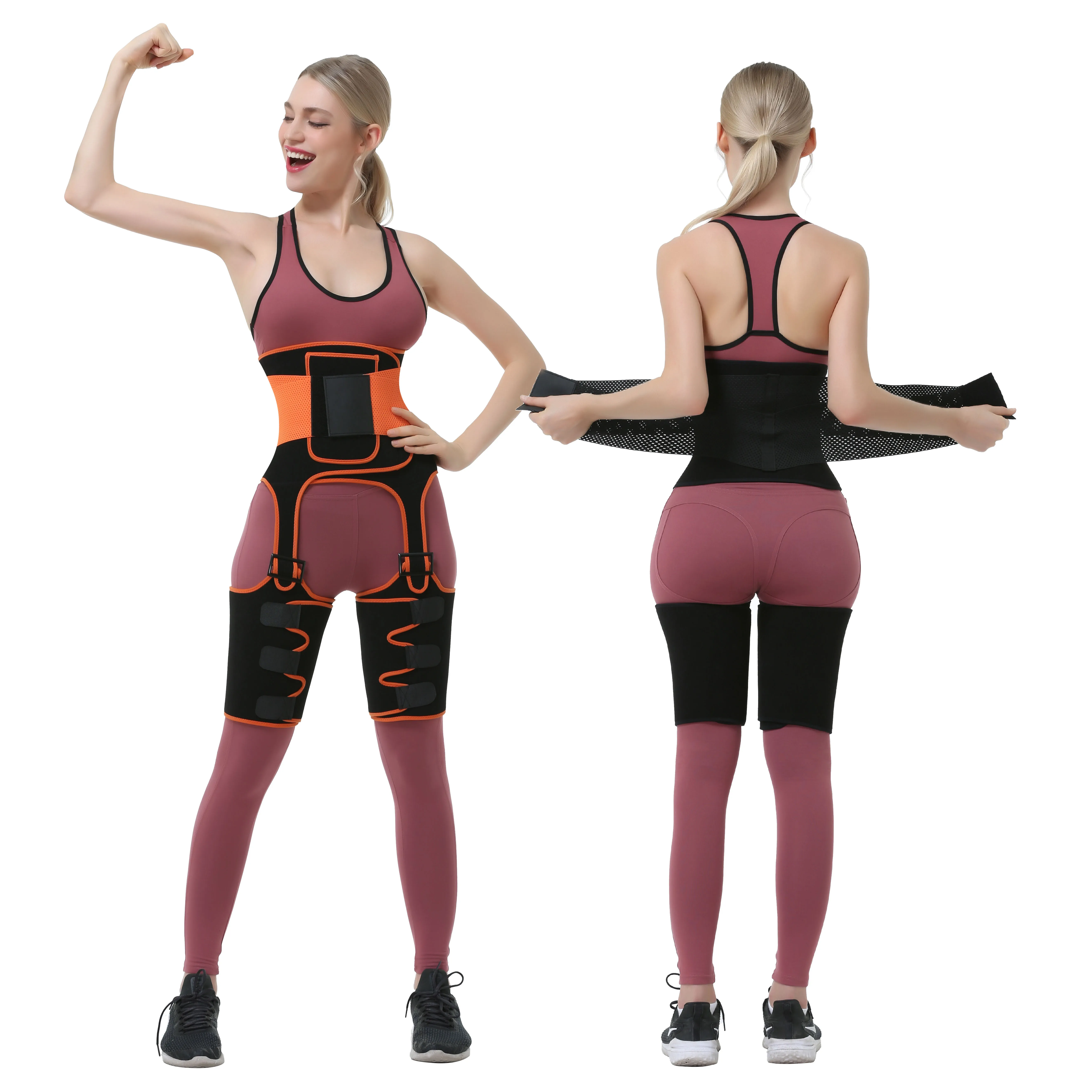 

Neoprene Weight Loss for Workout 3 in 1 Waist Thigh Trimmer and Butt Lifter Waist Trainer