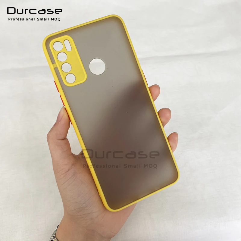 

African Phone Case For Infinix Hot 10 Lite HOT7 PRO X625 X657 SMART5 NOTE8I X656 Skin Feel Frosted TPU Acrylic Hard PC Cover, Multicolor