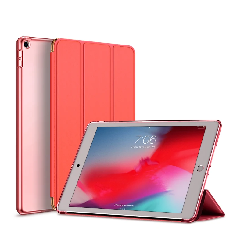 

High-quality tri-fold style smart cover for iPad Air1protective case, 5color