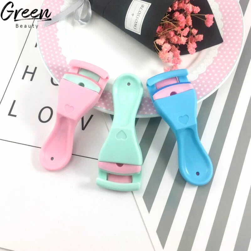

Wholesale cheap price colorful plastic portable eyelash curler
