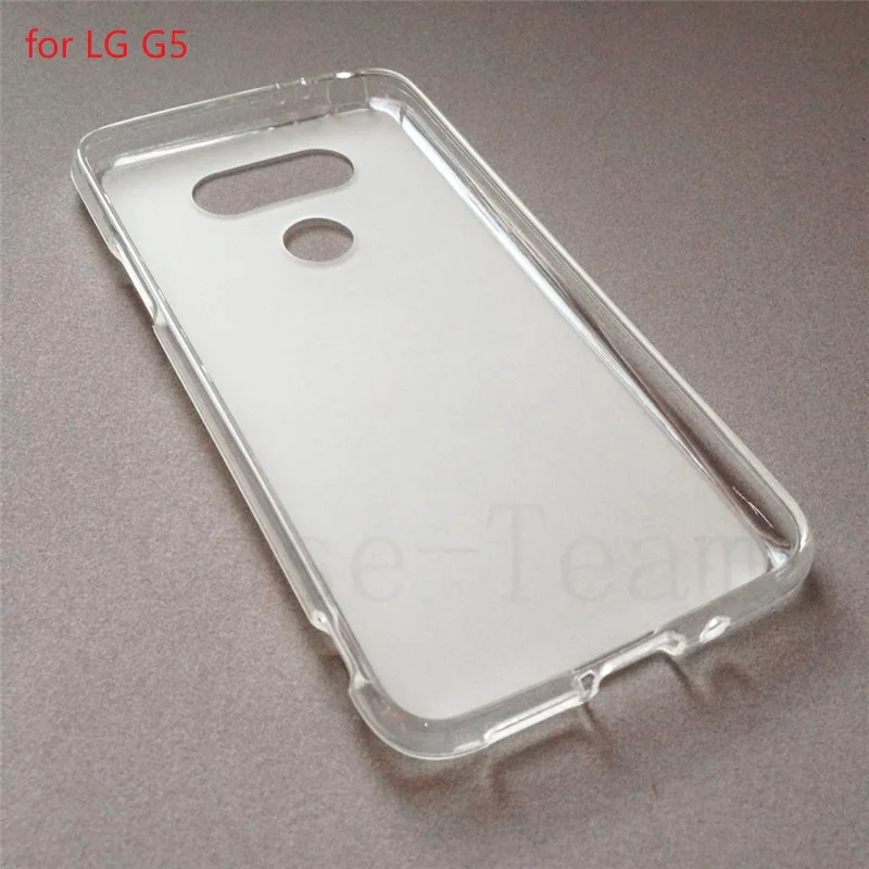 

matte Soft TPU cell phone case Cover for LG G5, transparent frosted Pudding Case for LG G5 case