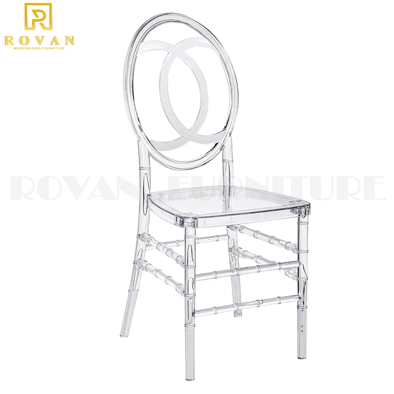 Plastic Party Chair For Wedding Crystal Chairs Stackable Acrylic