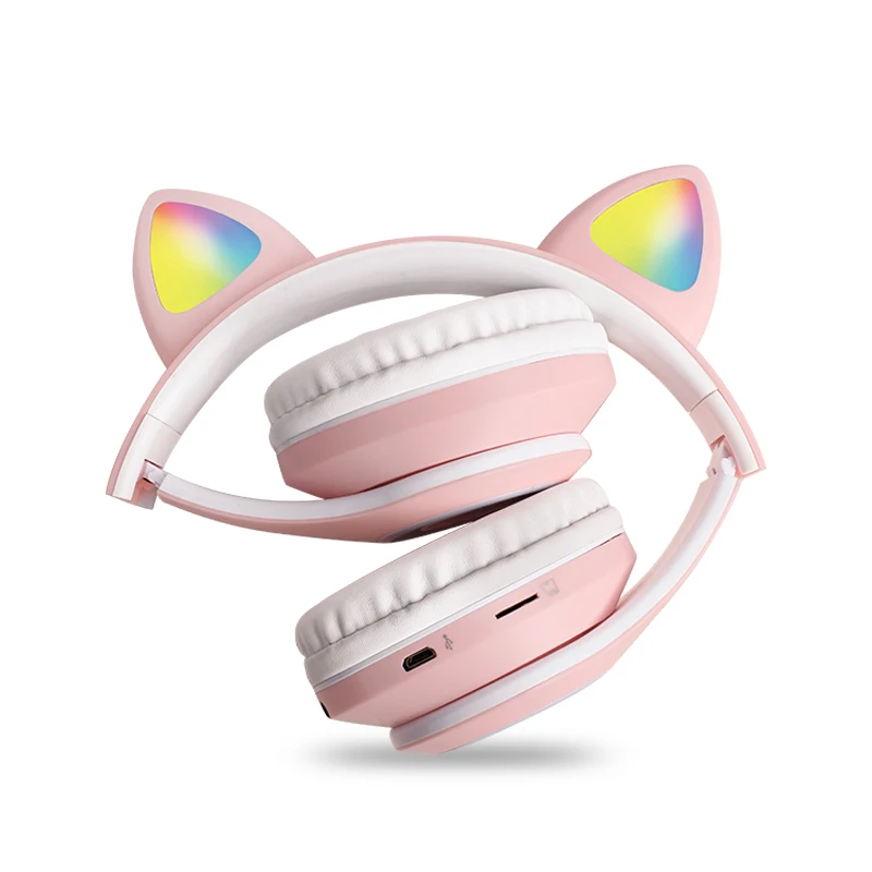 

CT-930 Newest foldable cat ear over-ear wireless children headphone