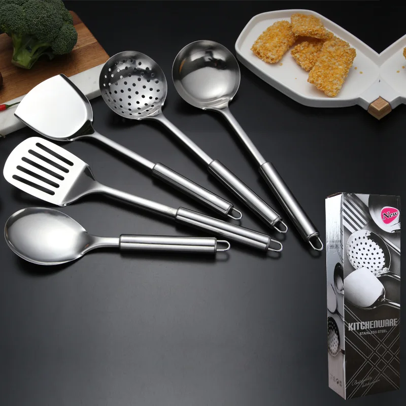 

Cheapest Price Of Stainless Steel Utensils Cooking Spoon Spatula Kitchen Utensils, Silver