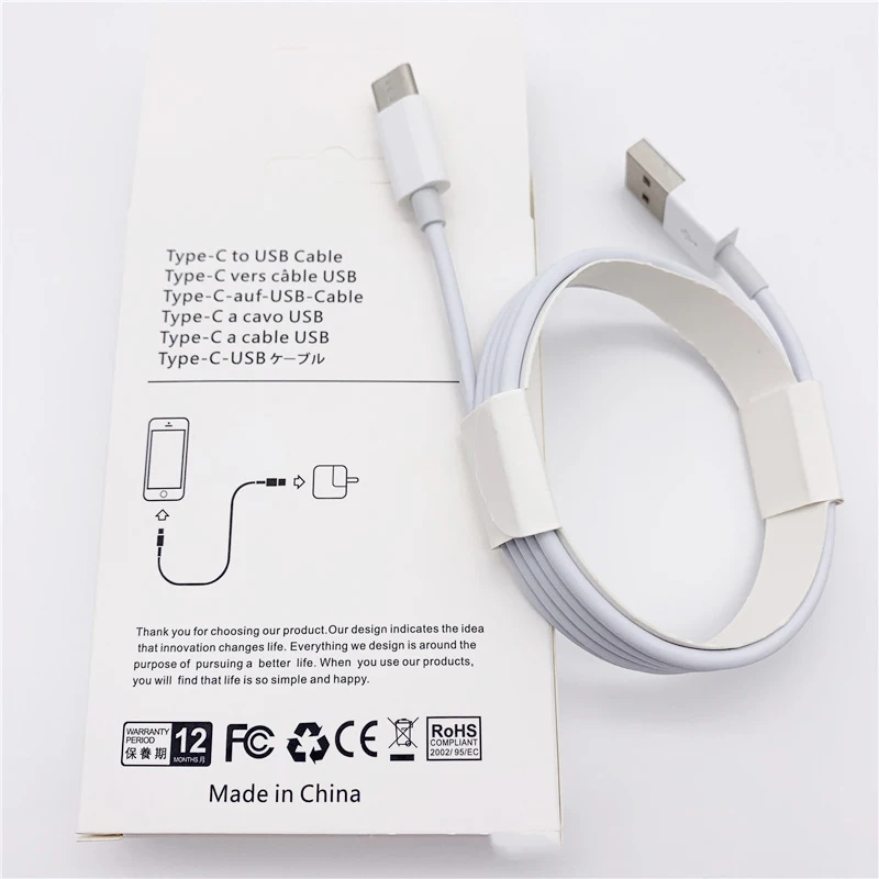 

1m 2m 3m 3ft 6ft 10ft 18w 20w PD Type C Fast Charge USB-C Cable for iPhone 12 11 Pro Pro X Xr Xs Max 8 plus Charger Cable, White