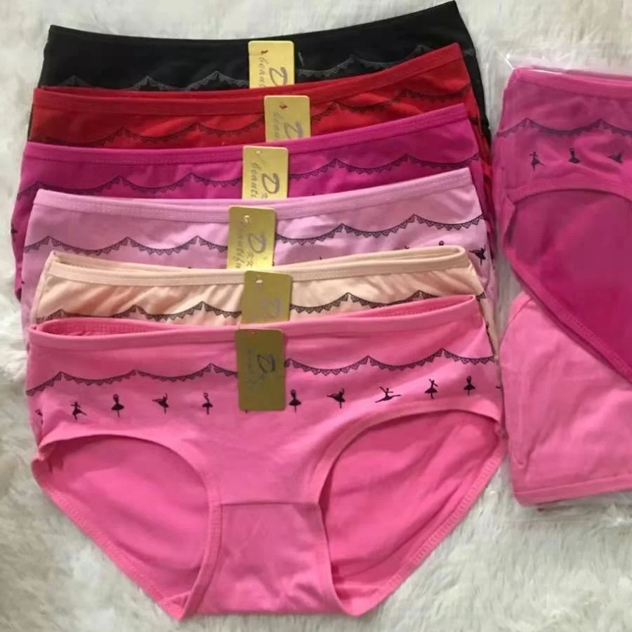 

0.3 usd NK288 ready made fast delivery mix color young lady briefs comfortable milk silk underwear