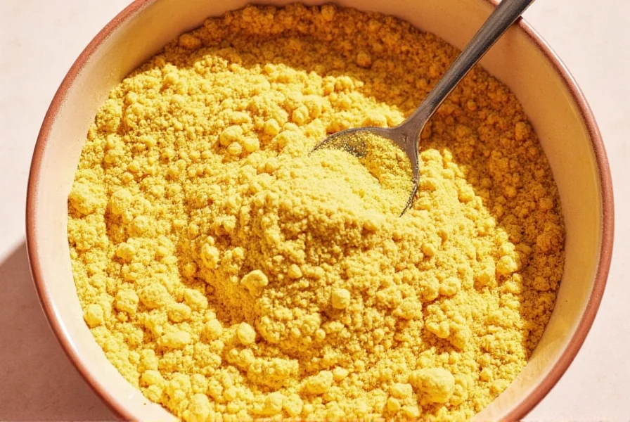 Spice mixing bowl with golden milk powder ingredients