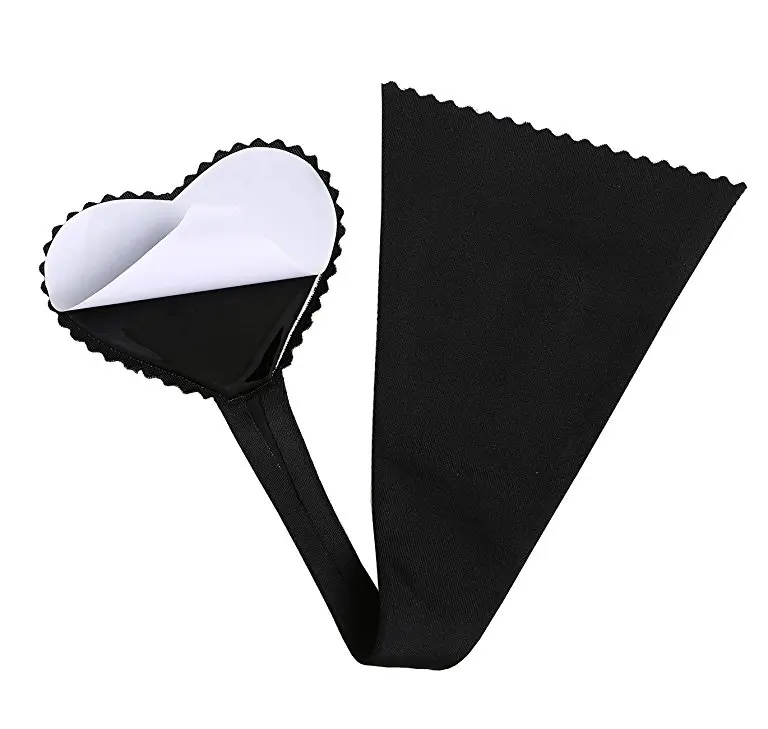 

Invisible P string sexy THong goddess must beltless C string biological adhesive underwear, Black,nude
