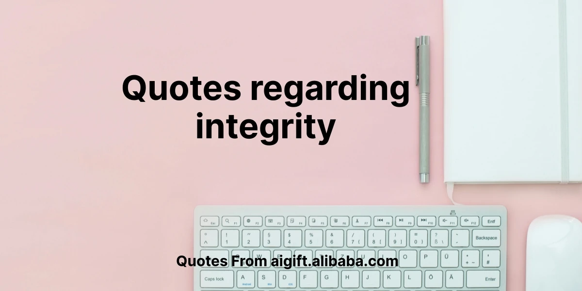 quotes regarding integrity