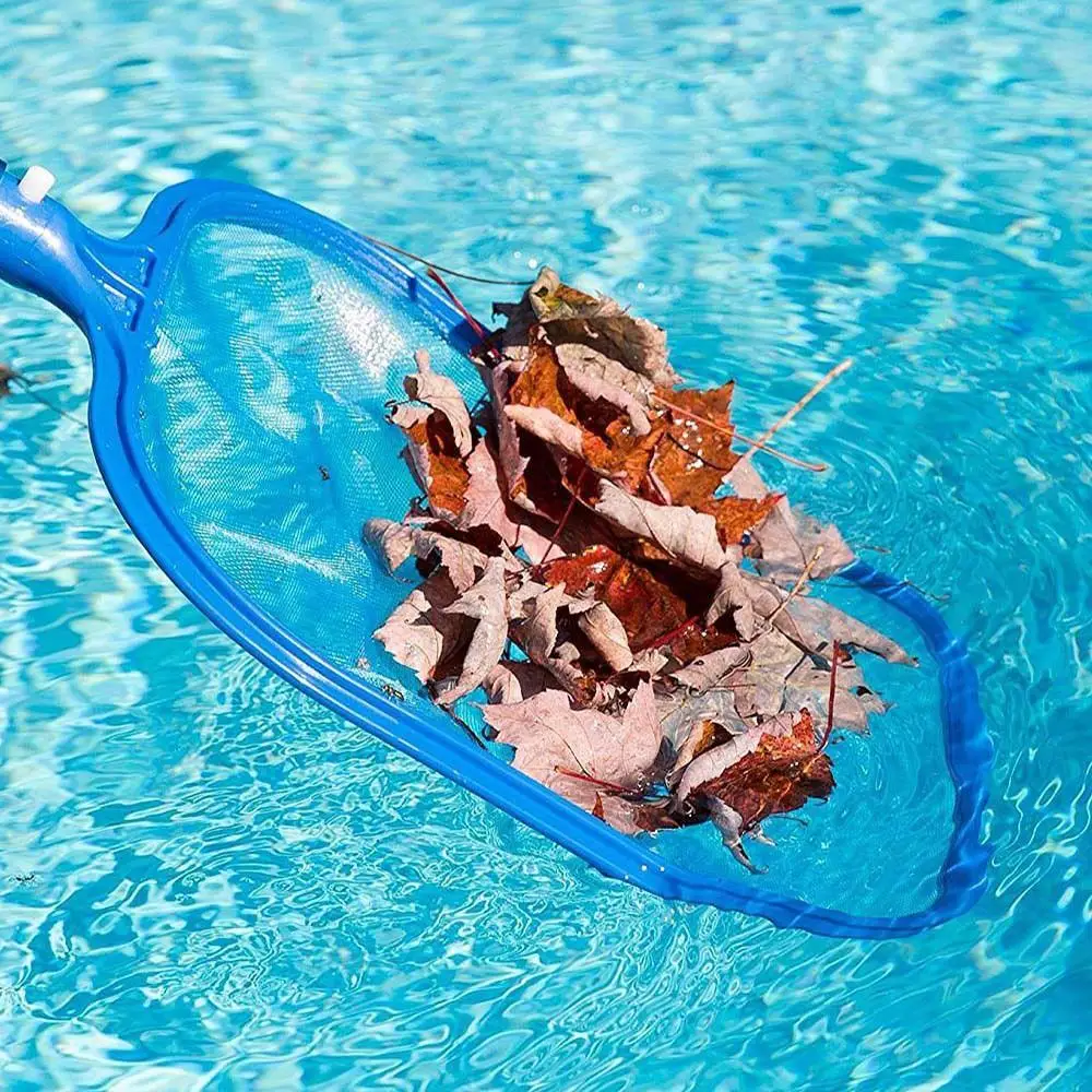 

Professional Skimmer Cleaner Leaf Rake Mesh Frame Net Swimming Pool Spa Tool New Leaf Skimmer Net Tool, As photo