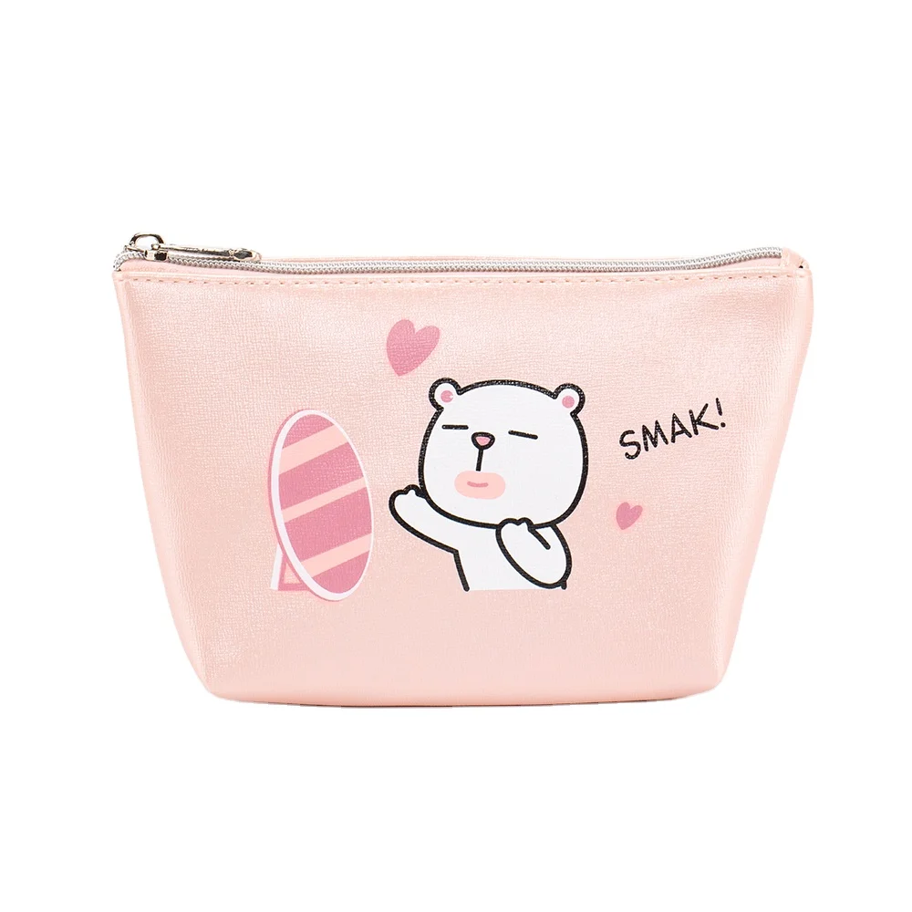 

Custom Private Label Waterproof Pink Women Cosmetic Bag