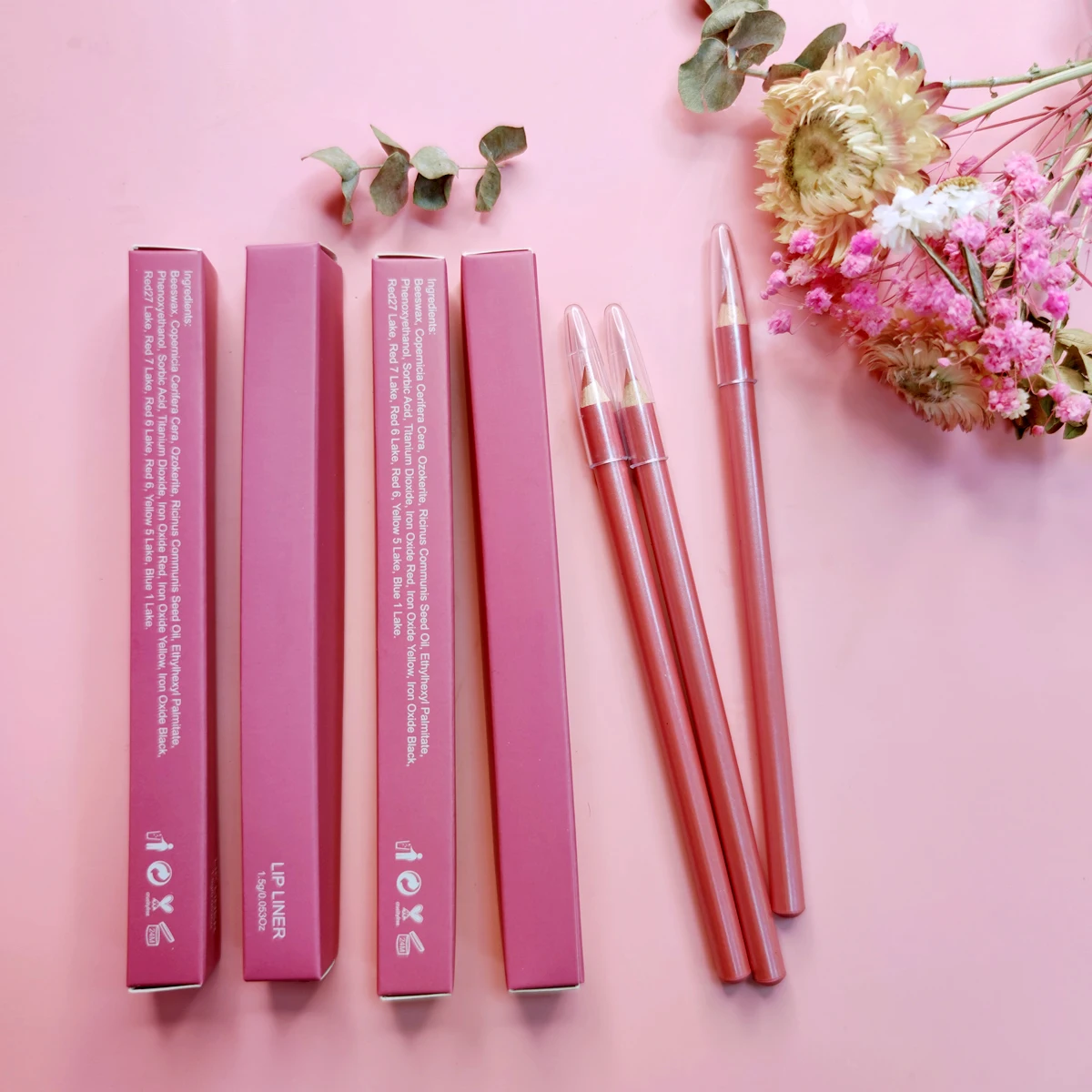 

New high quality 12 colors long lasting waterproof private label professional lipliner pencil
