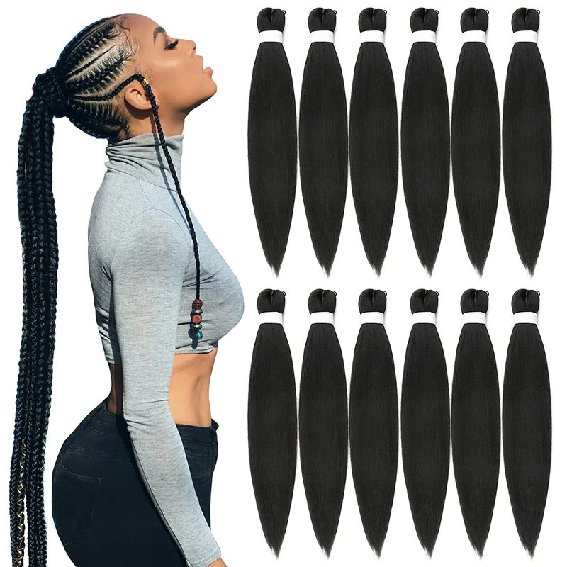 

Free Sample Extensions Crochet For African Expression Ombre Easy Braids Braid Pre Stretched Synthetic Braiding Hair