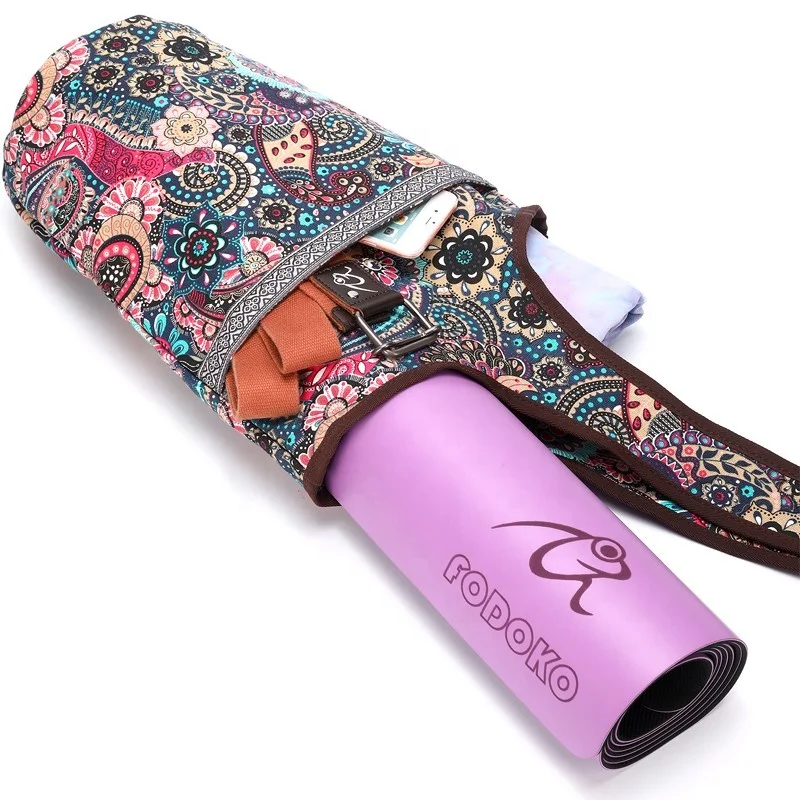 Hot Selling Amazon yoga mat gym bag cork with carry tote