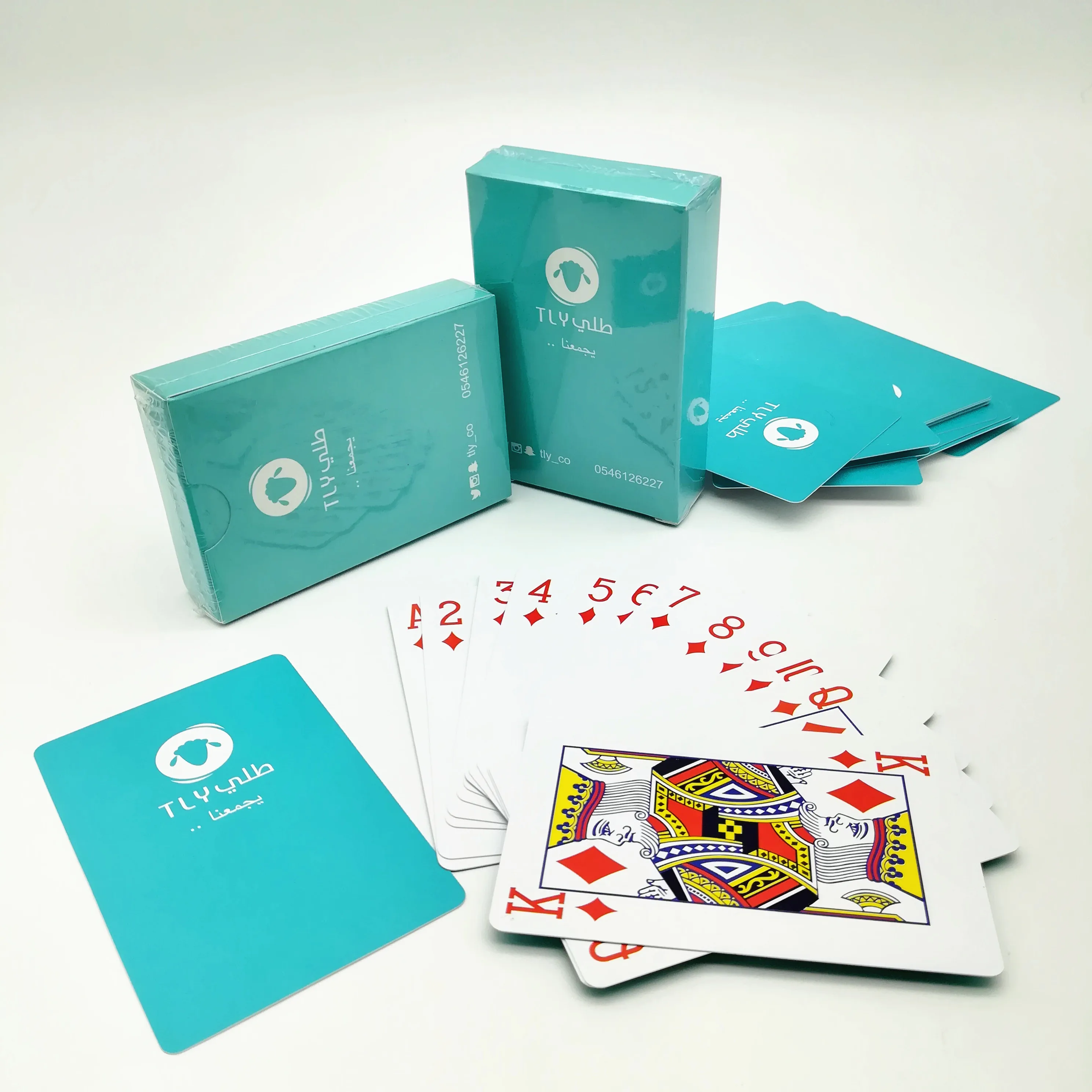 

Custom Playing Cards Printing Type and Playing card with company logo, Cmyk