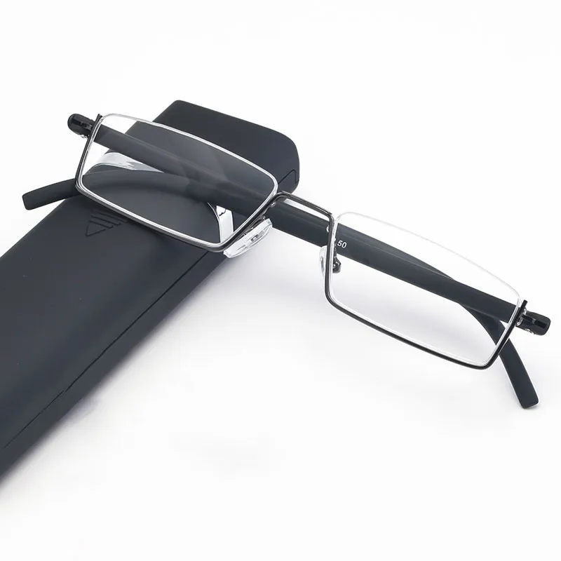 

Glasses with Case Designer Plastic Tr90 for Men Reading Glass Men, Picture
