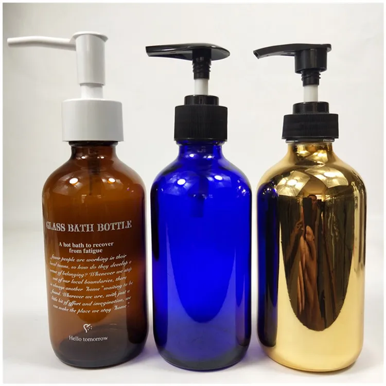 
100ML 250ML 500ML Soap Foaming Glass Bottle With Pump 