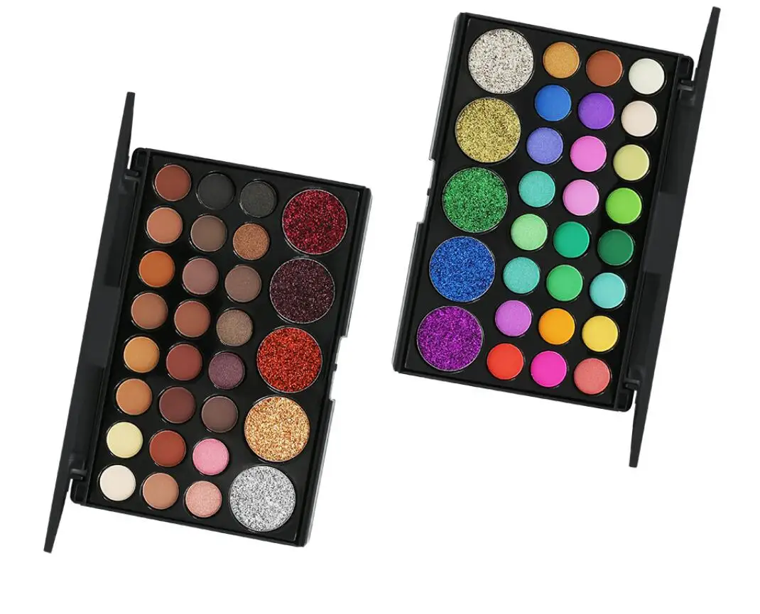 

Luxury No Logo 29 Colors Glitter Sequins Glitter Eyeshadow Palette Vendor