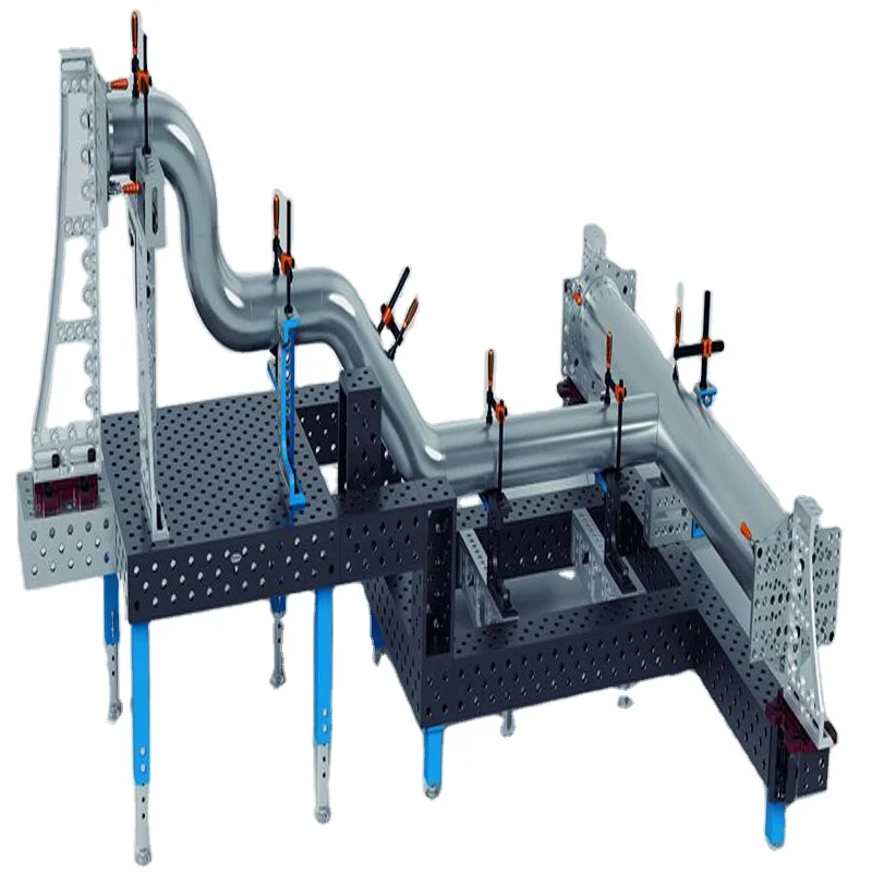 

manufacturing from OEM China cast iron and steel with clamping system rust - resistant 3d welding table