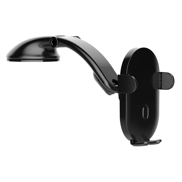 

Car Phone Mount Windshield Car Phone Holder with Long Arm Strong Suction Cup Anti-Shake Stabilizer Phone Holder, Black