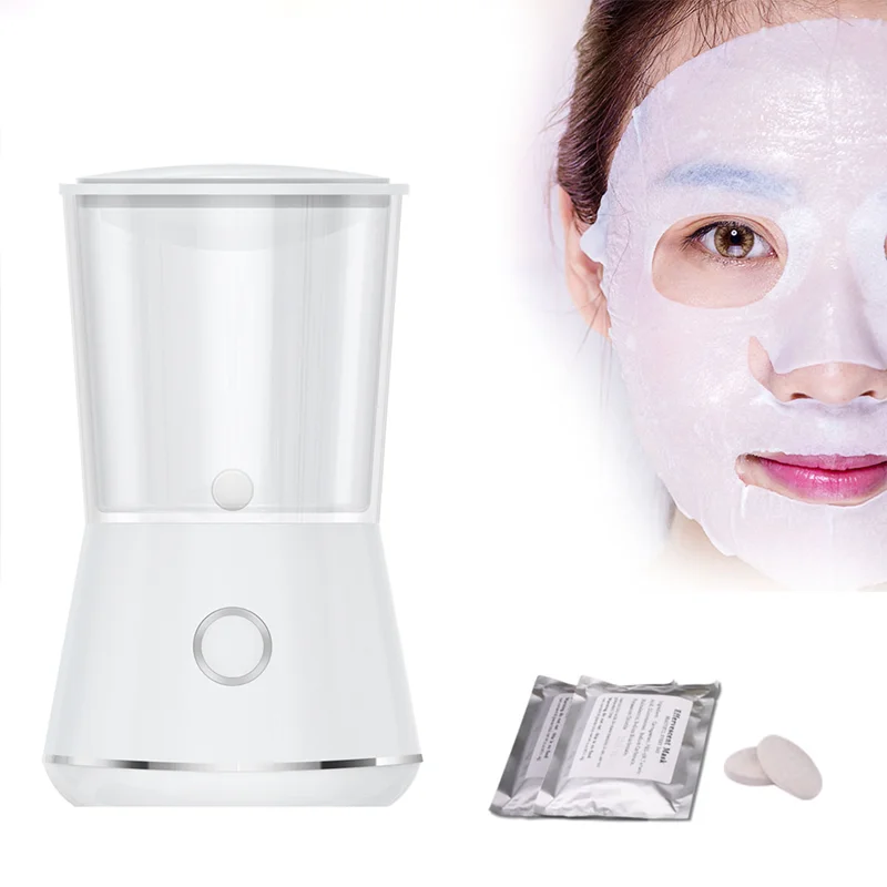 

Home Made Automatic Fruit Mask Machine DIY Collagen Natural Fruit And Vegetable Facial Mask Machine Face Mask Maker, White