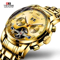 

New Tevise 9005 Fashion luxury Clock Brand Men Mechanical Watches Automatic Watch Role Date Male Relogio Masculino