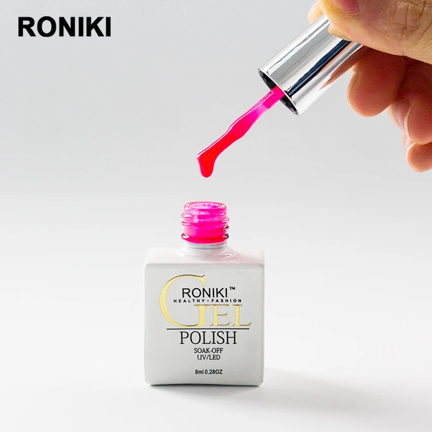 

RONIKI Professional OEM Manufacturer Wholesale Over 800 Colors Soak off Private Label Cheap gel nail polish