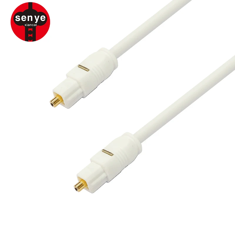 

Optical Digital Audio Cable Thin Fiber Optic Toslink Gold Plated Optical S/PDIF Cord for Home Theater Sound Bar TV PS4 Xbox