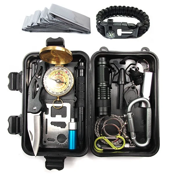 

outdoor hunting multipurpose survival kit professional hiking mini survival kit survival kit box