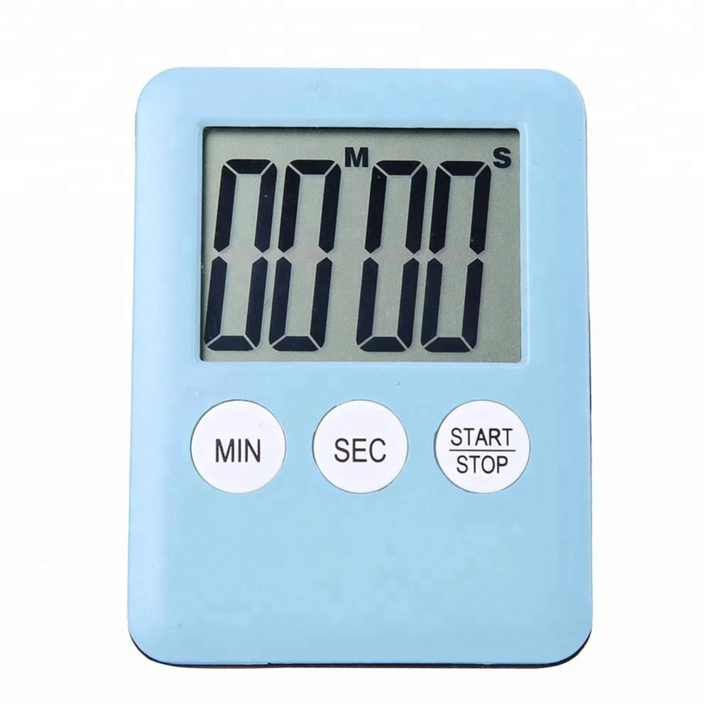 

Digital Cooking Egg Timer Countdown Kitchen Timer With Big Digits Loud Alarm Magnetic Backing Refrigerator Door, Customized color
