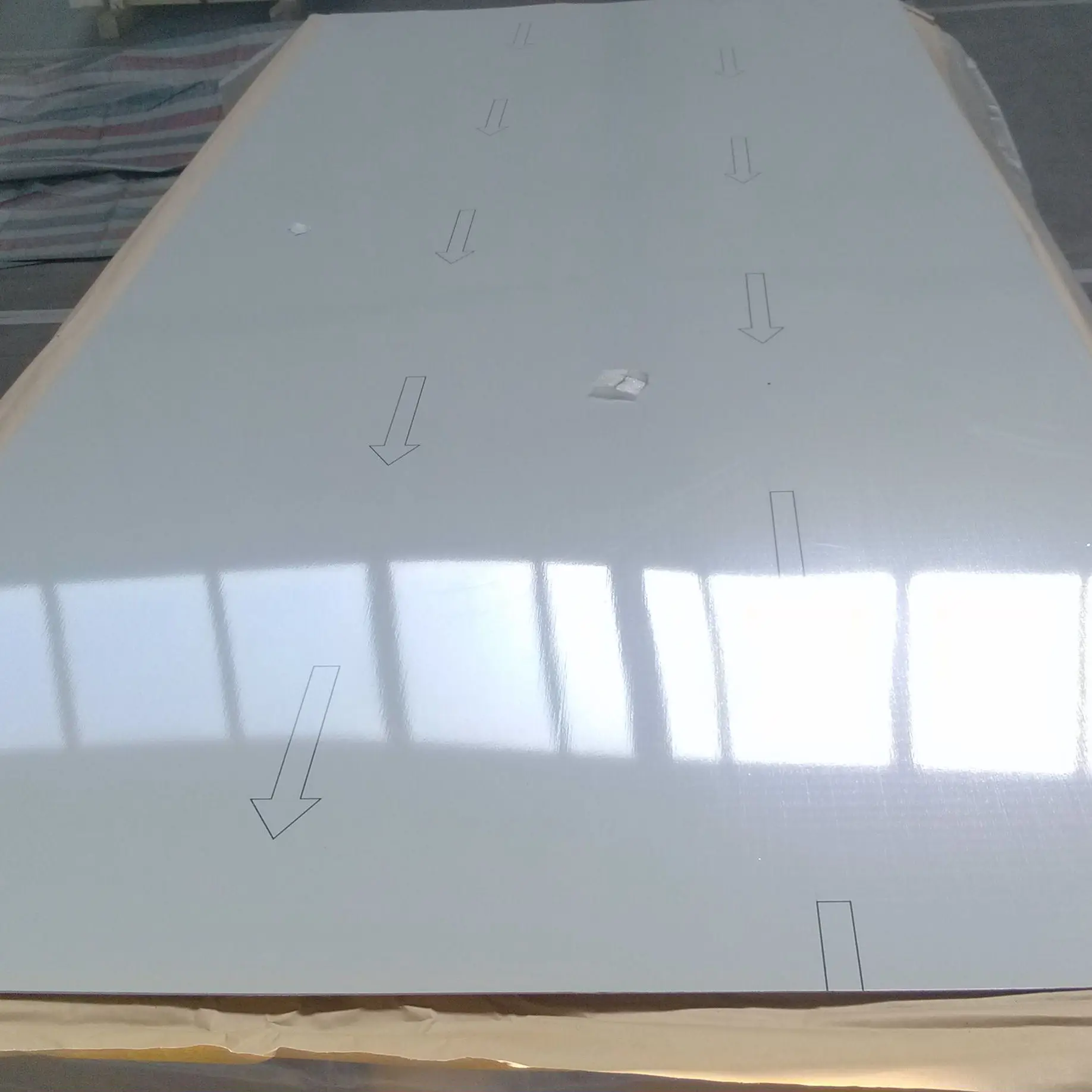 white paitned aluminum sheet 1500*3000