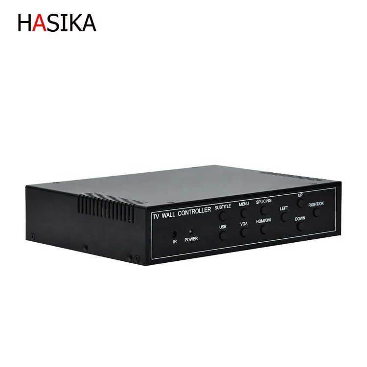 

1080P USB+VGA+AV Input and TV Output, Fully-Digital HDMI mini 1x2 2x2 video wall 1x4 Controller