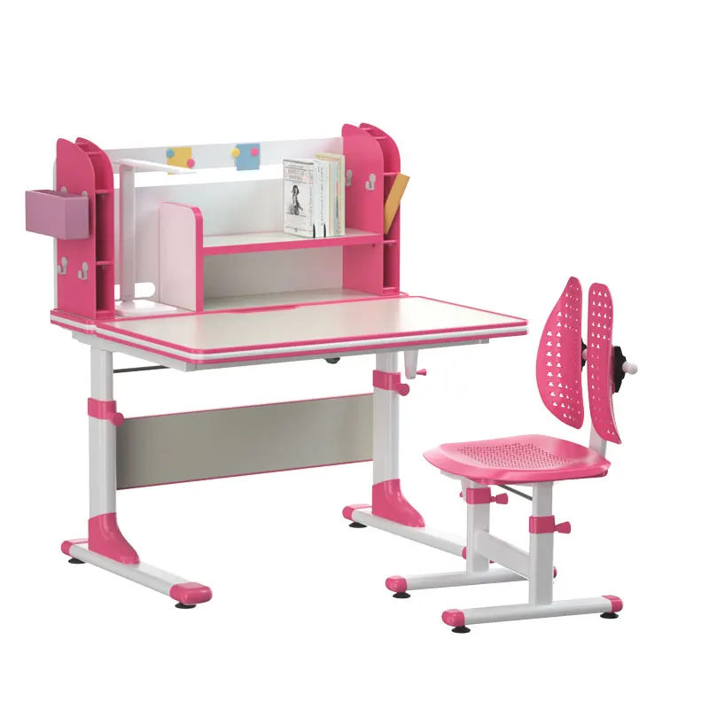 
hot sell natural bentwood wooden modern folding writing study table with chair one set for kids teenager students 