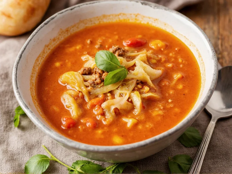 Polish Cabbage Soup: Authentic Recipe & Cultural Significance