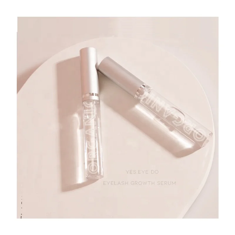 

2021 New Wholesale 100% Organic Eyelash Serum Eyelash Grow Naturally Curling Lengthening Thick Nutritious Private Label Vegan