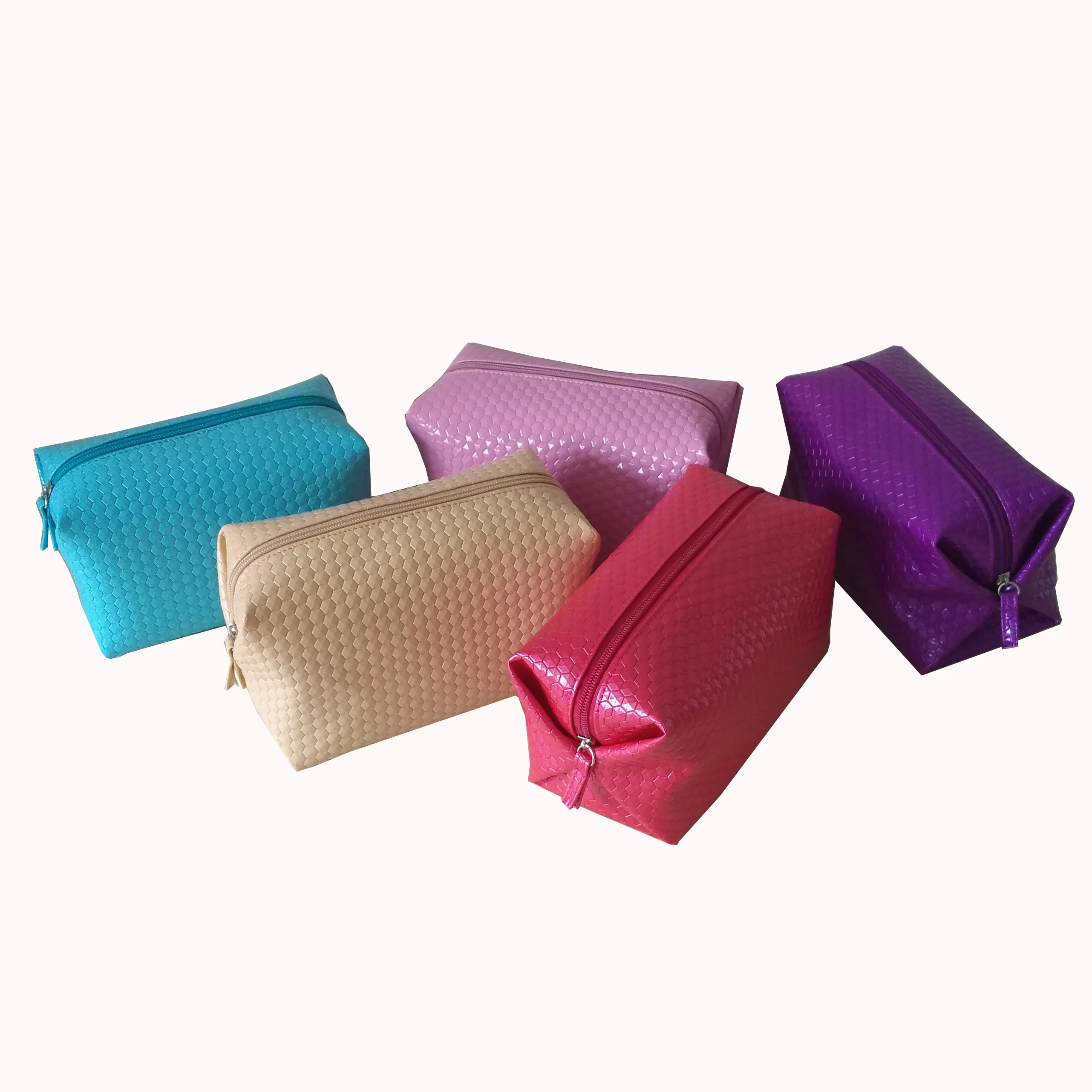 patterned pvc cosmetic bag for makeup stuff and body/hair