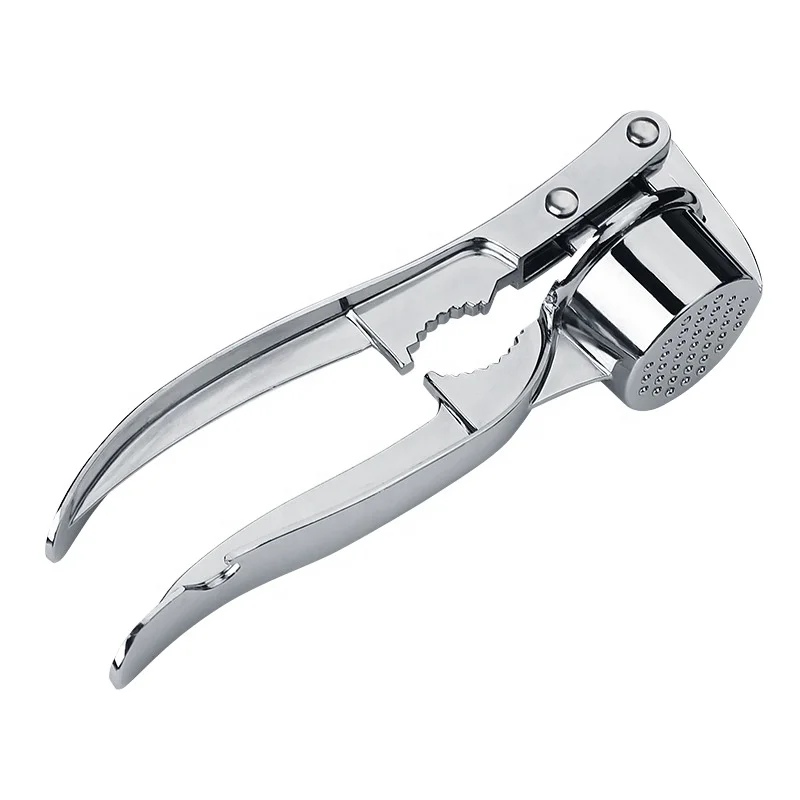 

Pound Garlic 304 Stainless Steel Manual Small Garlic Press Kitchen Supplies Garlic Beater Manual Crushing Tool, Silver