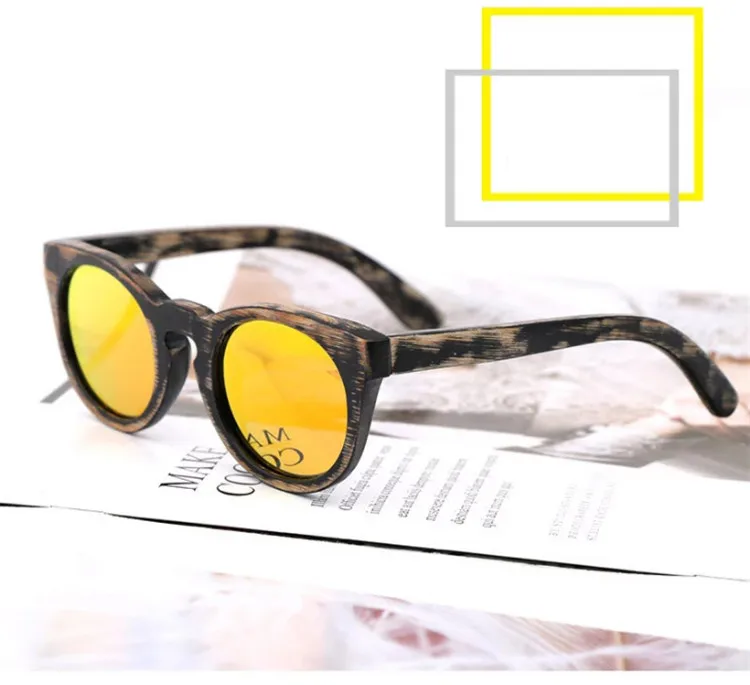 

wholesale cheap custom logo private label wood bamboo sunglasses for kids