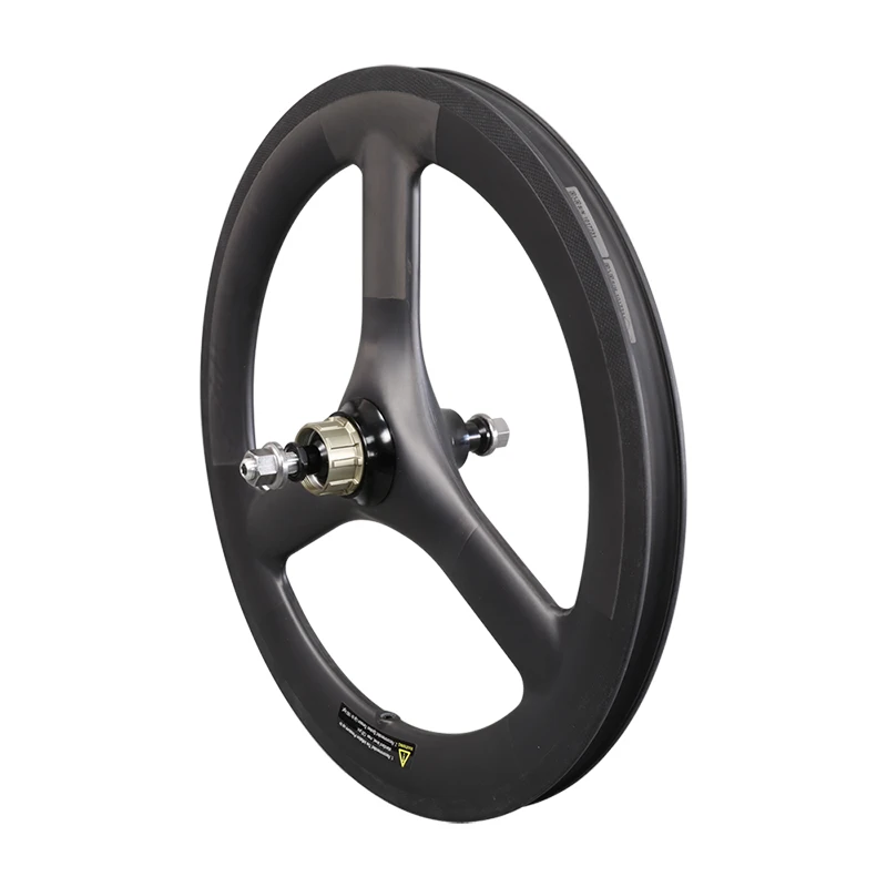 
2020 ICAN New Available 16 inch 349 carbon bmx wheels 3-spokes carbon wheel for folding bike 