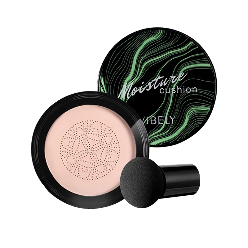 

VIBELY Makeup Waterproof Oil Control Concealer Whitening Foundation Mushroom Air Cushion BB Cream