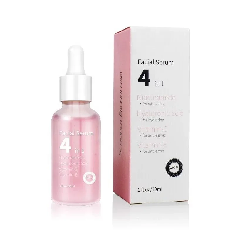 

4 in 1 collagen hyaluronic acid whitening face serum