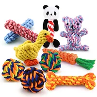 

Eco Friendly High Quality Christmas Knots Cotton Rope Training Interactive Rope Dog Toy