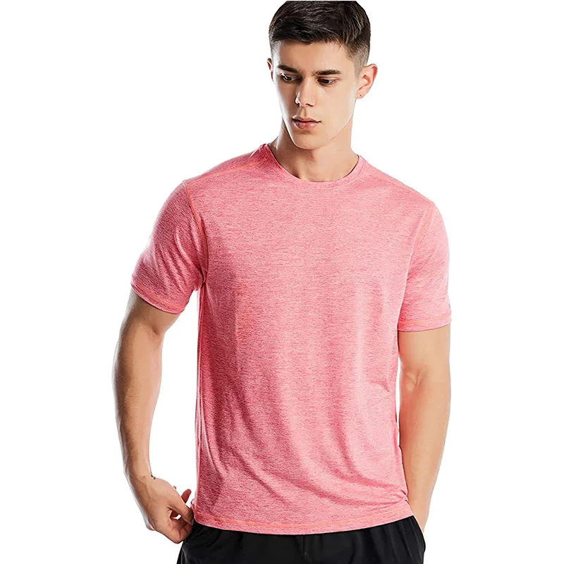 

Sports T Shirt Men Quick Dry Gym T Shirts Mens Running Top Shirts Short Sleeve