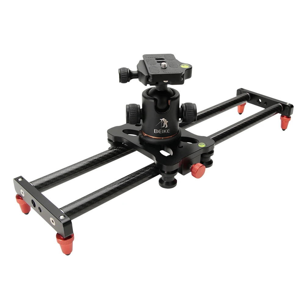 

40CM Mini Camera Slider Track Dolly Slider Rail System Carbon fiber for Sony Nikon Canon smartphone Sumsang Interviews Shooting