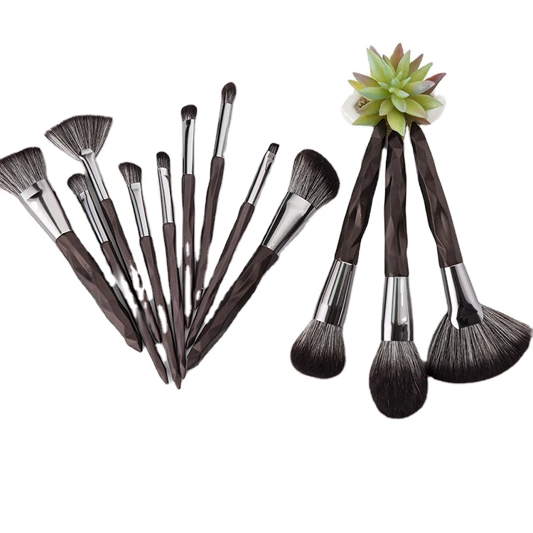 

15pcs vegan makeup brushes kabuki makeup brush set 2020 with bag, Blue